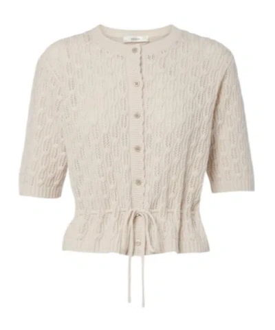 Frame Short-sleeved Knitwear In Nude