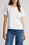 Frame Womens Soft Mint Baby Round-neck Cotton-jersey T-shirt In White