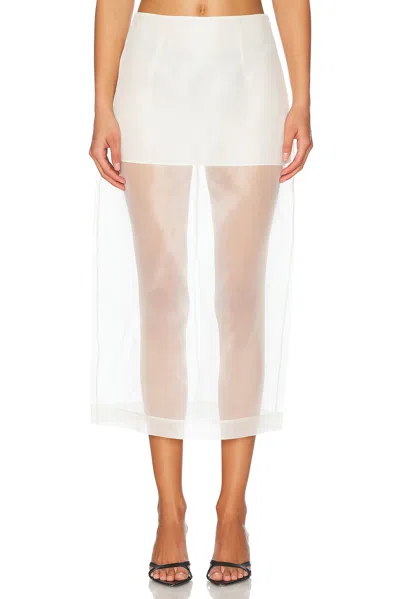 FRAME SILK ORGANZA SKIRT