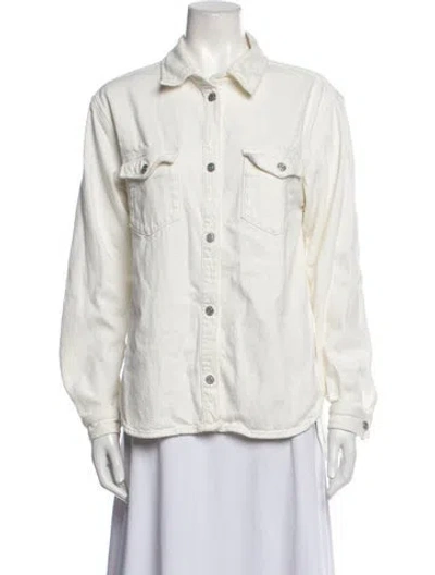 Pre-owned Frame Silk Sweater In Neutral