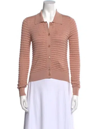 Pre-owned Frame Silk Sweater In Pink