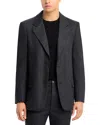 Frame Single Breasted Blazer In Black