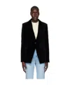 Frame Black Single-button Blazer In Black