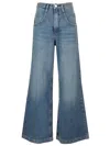 Frame Denim Patch Pocket Slim Palazzo Doris Wide Leg Jean