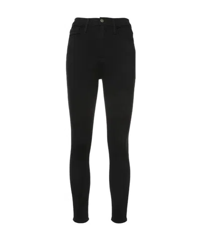 Frame Skinny Jeans In Black