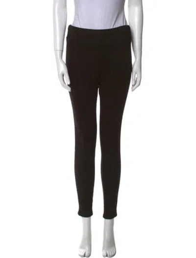 Pre-owned Frame Skinny Leg Pants In Black