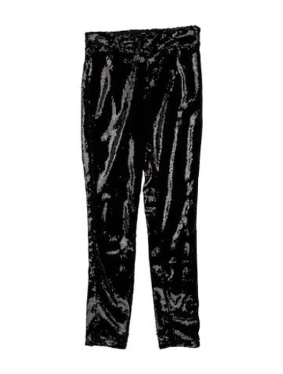 Pre-owned Frame Skinny Leg Pants In Black