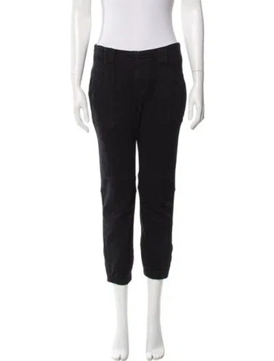 Pre-owned Frame Skinny Leg Pants In Black