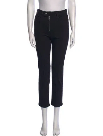 Pre-owned Frame Skinny Leg Pants In Black