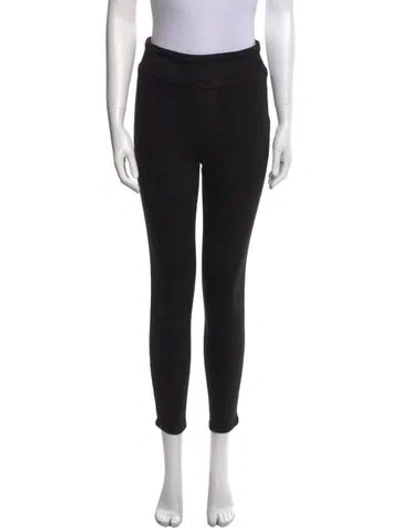 Pre-owned Frame Skinny Leg Pants In Black
