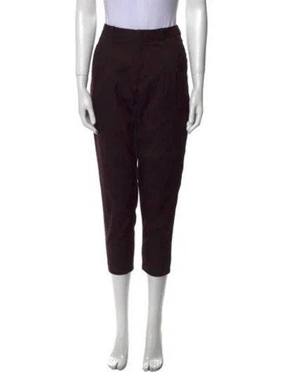Pre-owned Frame Skinny Leg Pants In Black
