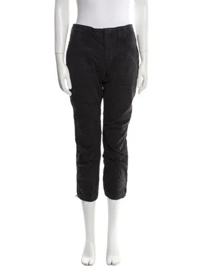 Pre-owned Frame Skinny Leg Pants In Black