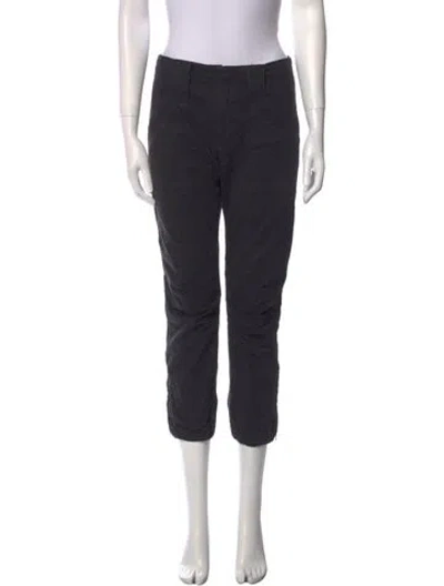Pre-owned Frame Skinny Leg Pants In Black