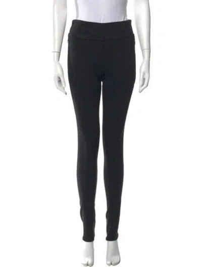 Pre-owned Frame Skinny Leg Pants In Black