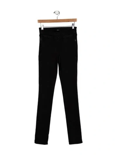 Pre-owned Frame Skinny Leg Pants In Black