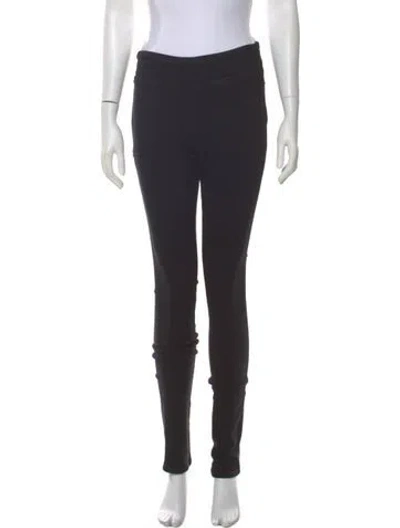 Pre-owned Frame Skinny Leg Pants In Black