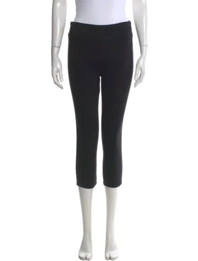 Pre-owned Frame Skinny Leg Pants In Black