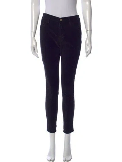 Pre-owned Frame Skinny Leg Pants In Black