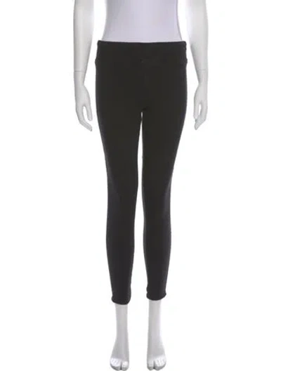 Pre-owned Frame Skinny Leg Pants In Black