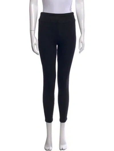 Pre-owned Frame Skinny Leg Pants In Black