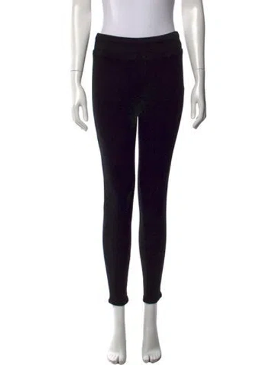 Pre-owned Frame Skinny Leg Pants In Black