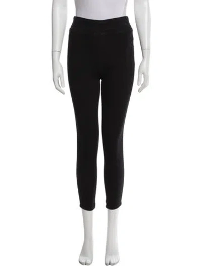 Pre-owned Frame Skinny Leg Pants In Black
