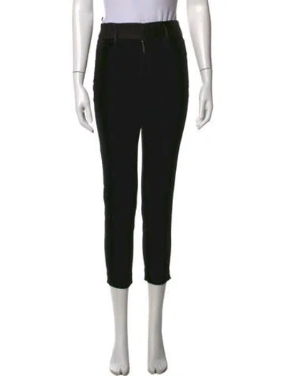 Pre-owned Frame Skinny Leg Pants In Black