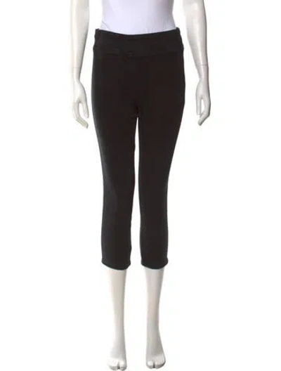 Pre-owned Frame Skinny Leg Pants In Black