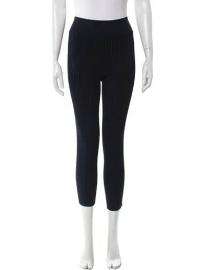 Pre-owned Frame Skinny Leg Pants In Blue