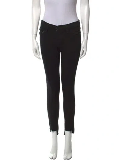 Pre-owned Frame Skinny Leg Pants In Blue