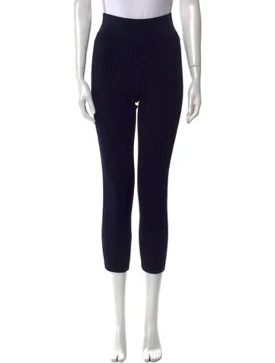 Pre-owned Frame Skinny Leg Pants In Blue