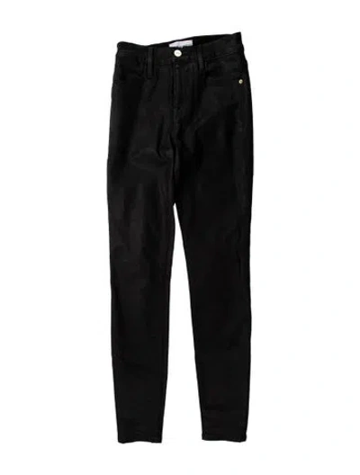 Pre-owned Frame Skinny Leg Pants In Blue