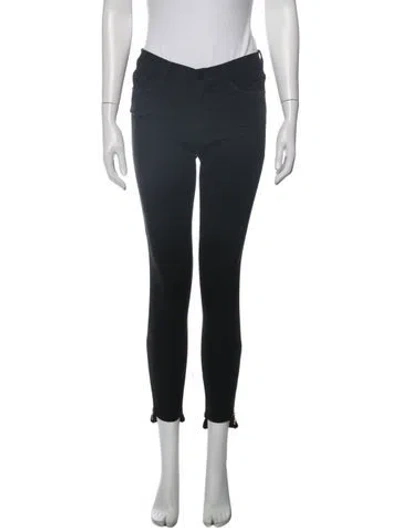 Pre-owned Frame Skinny Leg Pants In Blue