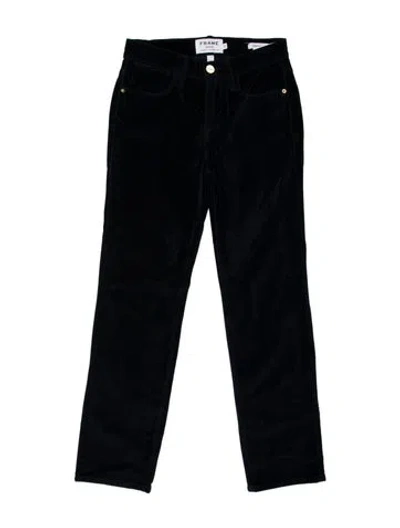 Pre-owned Frame Skinny Leg Pants In Blue