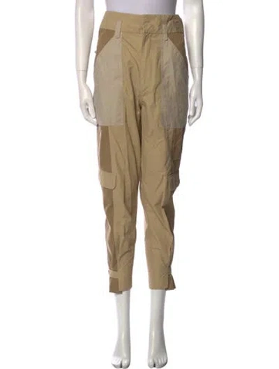 Pre-owned Frame Skinny Leg Pants In Brown