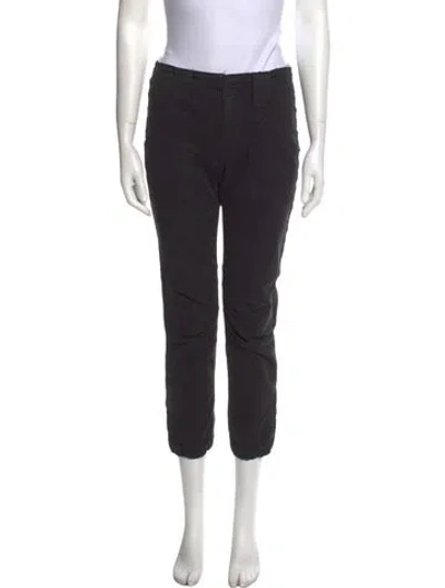 Pre-owned Frame Skinny Leg Pants In Gray