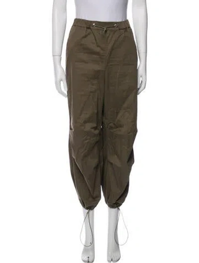 Pre-owned Frame Skinny Leg Pants In Green