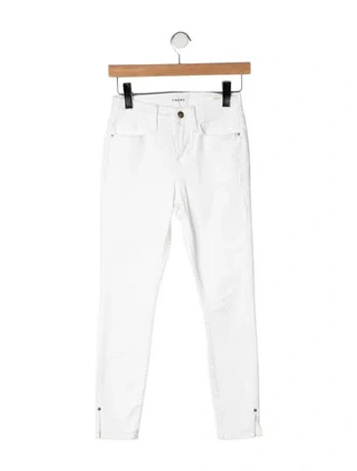 Pre-owned Frame Skinny Leg Pants In Multicolor