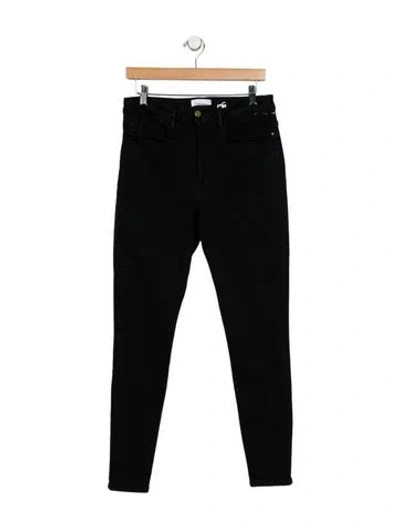 Pre-owned Frame Skinny Leg Pants W/ Tags In Black