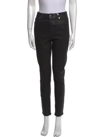 Pre-owned Frame Skinny Leg Pants W/ Tags In Black