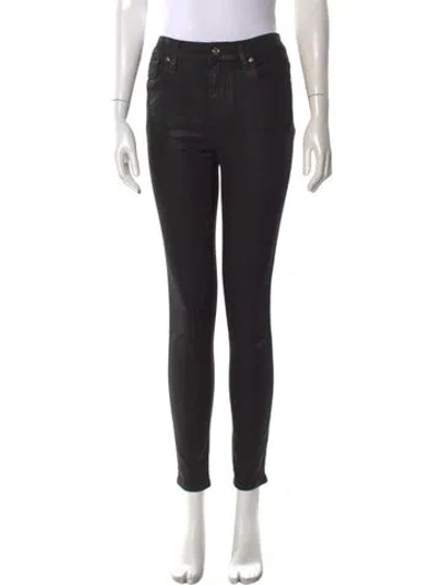 Pre-owned Frame Skinny Leg Pants W/ Tags In Black
