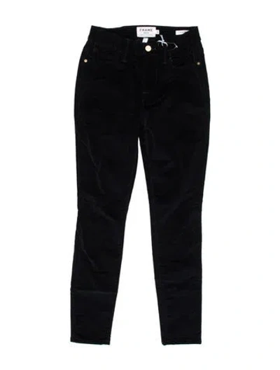 Pre-owned Frame Skinny Leg Pants W/ Tags In Blue