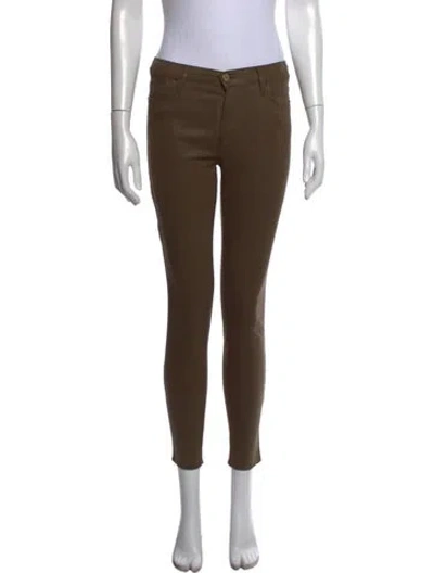 Pre-owned Frame Skinny Leg Pants W/ Tags In Green