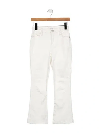 Pre-owned Frame Skinny Leg Pants In White