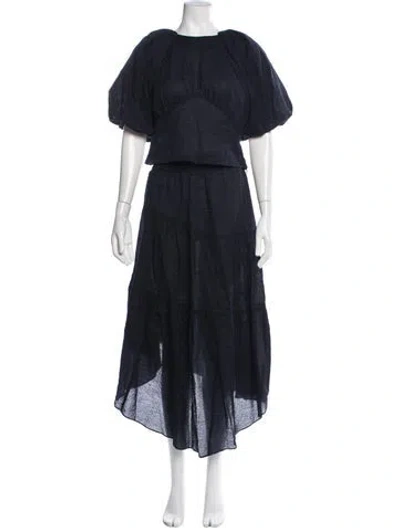 Pre-owned Frame Skirt Set In Black