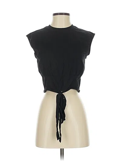 Pre-owned Frame Sleeveless Blouse In Black