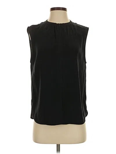 Pre-owned Frame Sleeveless Blouse In Black