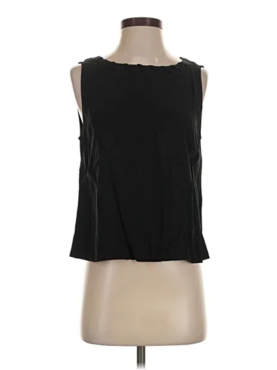 Pre-owned Frame Sleeveless Blouse In Black