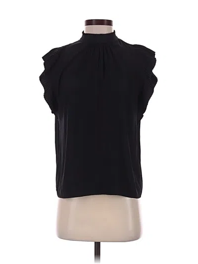 Pre-owned Frame Sleeveless Blouse In Black