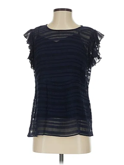 Pre-owned Frame Sleeveless Blouse In Blue